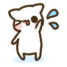 Fluffy cat! sticker #10514609