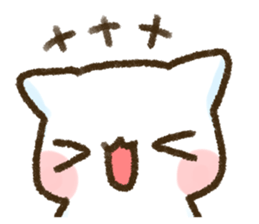 Fluffy cat! sticker #10514613