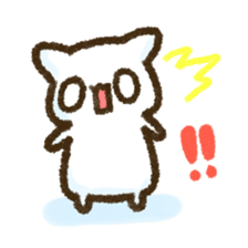 Fluffy cat! sticker #10514615