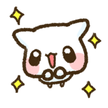 Fluffy cat! sticker #10514618