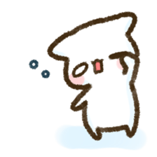 Fluffy cat! sticker #10514620