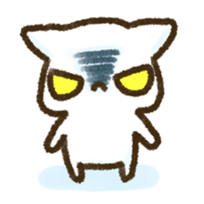 Fluffy cat! sticker #10514622