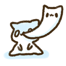 Fluffy cat! sticker #10514626