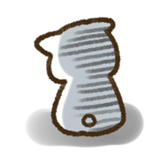 Fluffy cat! sticker #10514627