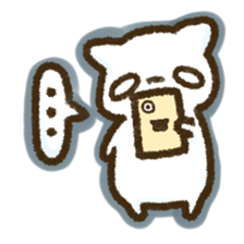 Fluffy cat! sticker #10514629