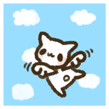 Fluffy cat! sticker #10514639