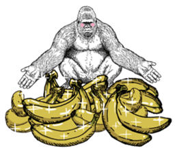 Gorilla gorilla gorilla 6 sticker #10515122