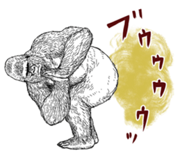 Gorilla gorilla gorilla 6 sticker #10515125