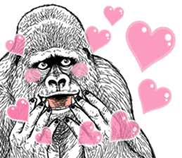 Gorilla gorilla gorilla 6 sticker #10515131