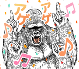 Gorilla gorilla gorilla 6 sticker #10515147