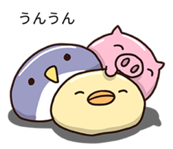 balloon Invasion 7 Animal Mochi 2 XXL!! sticker #10515457