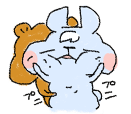 chii and kuu. sticker #10515486