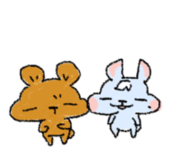 chii and kuu. sticker #10515500