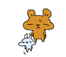 chii and kuu. sticker #10515501