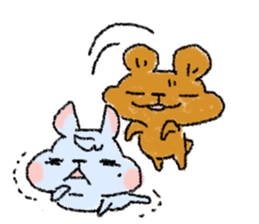 chii and kuu. sticker #10515509