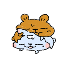 chii and kuu. sticker #10515510