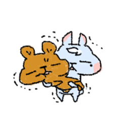 chii and kuu. sticker #10515513