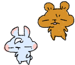 chii and kuu. sticker #10515518
