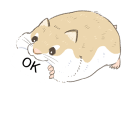 Balloon with hamster sticker #10515560