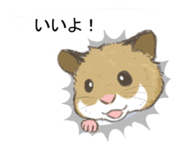 Balloon with hamster sticker #10515569