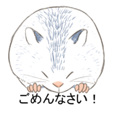 Balloon with hamster sticker #10515570