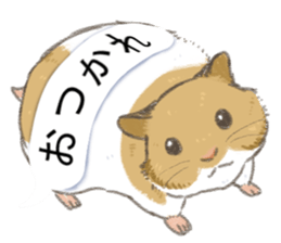 Balloon with hamster sticker #10515584