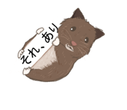 Balloon with hamster sticker #10515590