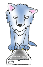 Mr.wolf3 sticker #10515894