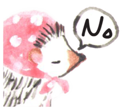 Hedgehogs of the mushroom forest sticker #10516725