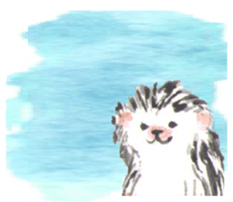 Hedgehogs of the mushroom forest sticker #10516747