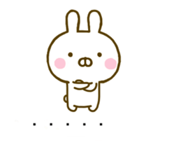 Rabbit Usahina Balloon 2 sticker #10517844