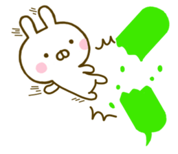 Rabbit Usahina Balloon 2 sticker #10517850