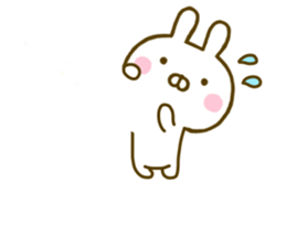 Rabbit Usahina Balloon 2 sticker #10517853