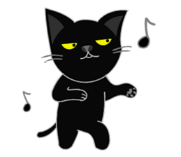 Black Cat's Daily Life sticker #10517892