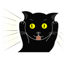 Black Cat's Daily Life sticker #10517894