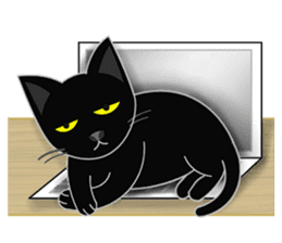 Black Cat's Daily Life sticker #10517900