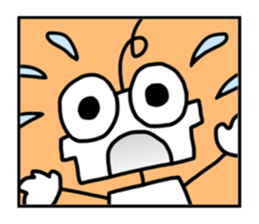 Happy Duckling and Square Kid sticker #10518170