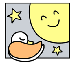 Happy Duckling and Square Kid sticker #10518178