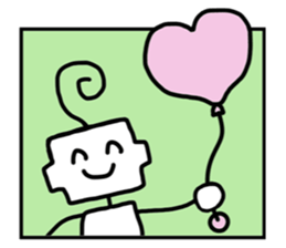 Happy Duckling and Square Kid sticker #10518182