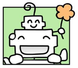 Happy Duckling and Square Kid sticker #10518183