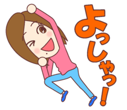 Natural healing women <positive comment> sticker #10518446