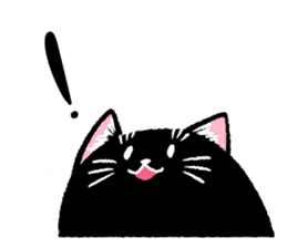 Percy of the black cat sticker #10518564