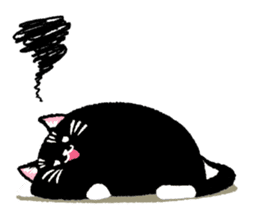 Percy of the black cat sticker #10518577