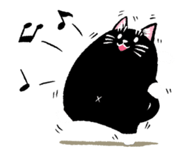Percy of the black cat sticker #10518593