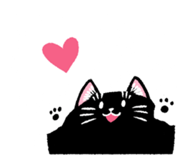 Percy of the black cat sticker #10518594