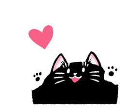 Percy of the black cat sticker #10518594