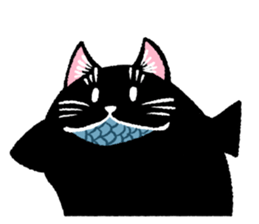 Percy of the black cat sticker #10518595