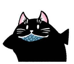 Percy of the black cat sticker #10518595