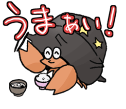 Hermit crab sticker #10518903