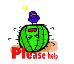 Cactus family Sticker sticker #10519529